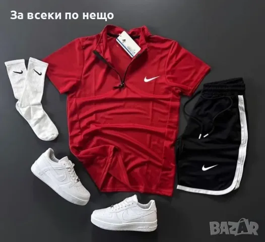 Nike Мъжки Летен Екип Тениска И Къси Панталонки👕🩳Мъжки Къс Комплект Найк - 13 Цвята Код LFS486, снимка 12 - Спортни дрехи, екипи - 50246286