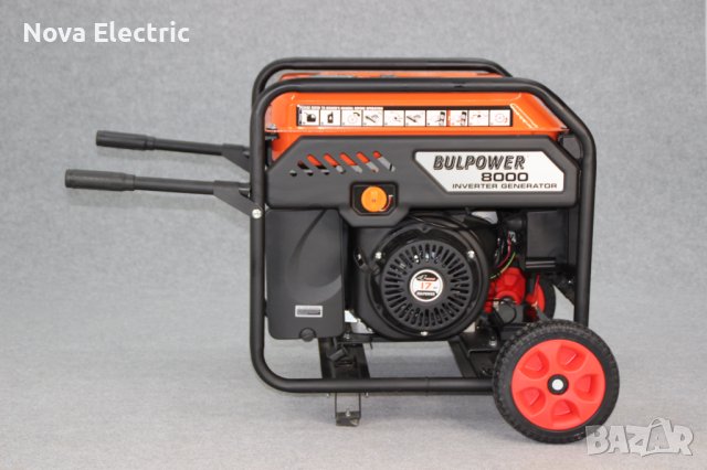 Инверторен Генератор За Ток 7.5КW Ел. Старт - Монофазен, снимка 3 - Генератори - 43055435