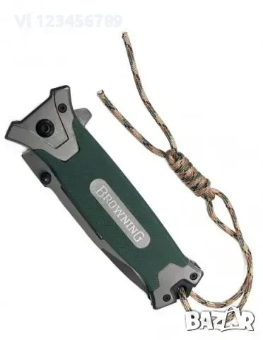 Сгъваем автоматичен Browning 364(зелен) -88х220, снимка 4 - Ножове - 50741775