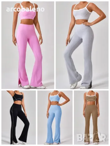 Дамски спортен комплект от две части, 5цвята 