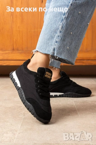 Miu Miu Дамски Маратонки👟Дамски Спортни Маратонки Миу Миу - Налични Различни Цветове Код E799, снимка 9 - Маратонки - 51476825