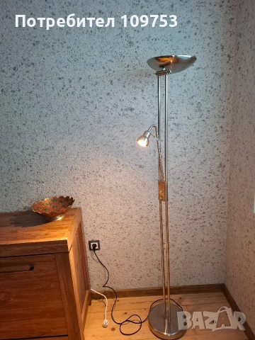 Стояща подова лампа h-180cm, снимка 3 - Настолни лампи - 53328480