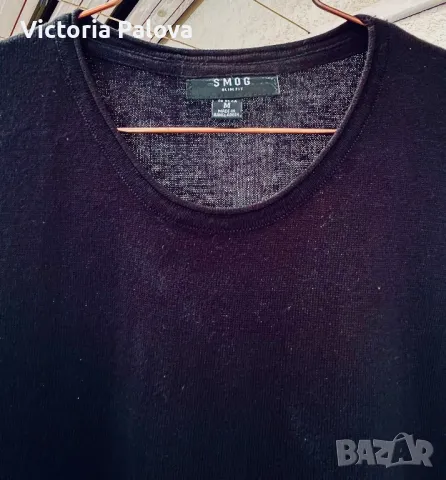  Блуза/ пуловер унисекс SMOG фино плетиво памук, снимка 8 - Блузи - 47361187