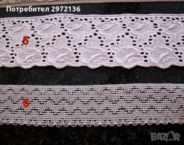 Дантела на лента, снимка 11 - Платове и дамаски - 53098013