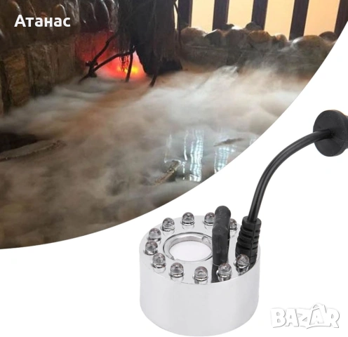 Генератор за мъгла с LED осветление 24W за инкубатори и терариуми, снимка 2 - За птици - 53412784