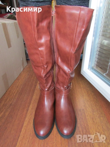 Дамски високи ботуши Dorothy Perkins, снимка 2 - Дамски ботуши - 51736426