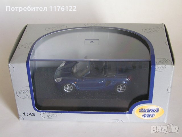 1/43 Maxi Car Toyota MR2 Тойота  Модел Нова В Кутия и Дисплей Кейс, снимка 7 - Коли, камиони, мотори, писти - 35363458