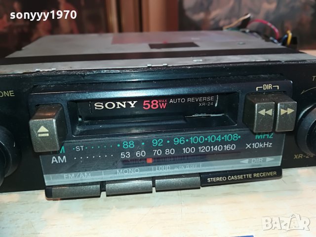 sony xr-24 car audio-japan-ретро радиокасетофон с реверс, снимка 8 - Аксесоари и консумативи - 28351767