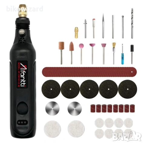 Afantti, безжична шлайфмашина с батерии, ротационна шлифовъчна машина със 101 аксесоара  НОВО