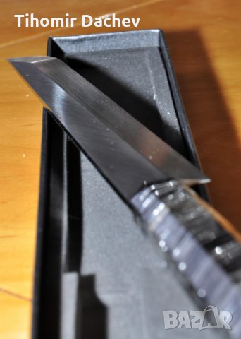 Нож едностранно заточване стомана VG10 + безплатна доставка, снимка 2 - Прибори за хранене, готвене и сервиране - 27721181