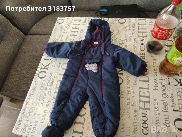 Червен ескимос Лупилу Lupilu Lidl 62, 3 м Тъмно син бебе 6-9 м , снимка 10 - Бебешки ескимоси - 43351410