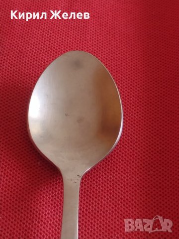 Стара лъжичка за кафе чай от соца неръждавейка перфектно състояние за КОЛЕКЦИОНЕРИ 31660, снимка 3 - Други ценни предмети - 43814917