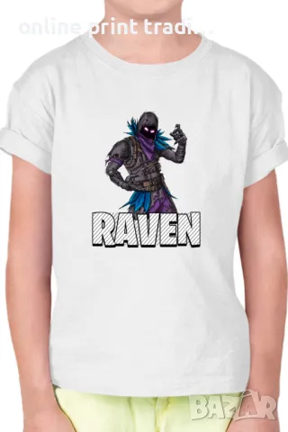 Детска тениска Фортнайт Fortnite Raven 02, снимка 17 - Детски тениски и потници - 48524305