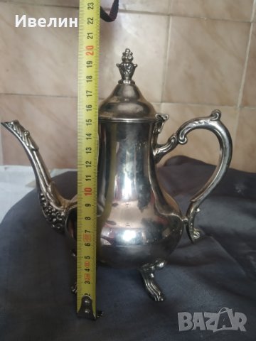 посребрена барокова кана и захарница , снимка 5 - Антикварни и старинни предмети - 32751400