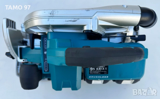 Makita DHS900 - Безчетков мощен ръчен циркуляр 235мм 2x18V 5.0Ah като нов!, снимка 3 - Триони и циркуляри - 53223508