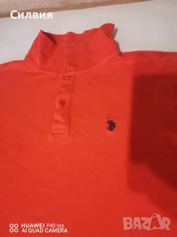 Мъжка тениска US POLO , снимка 2 - Тениски - 47490226
