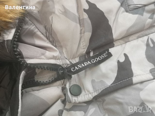 Canada Goose мъжко яке парка/ шуба 3XL, сив камуфлаж, пух, снимка 13 - Якета - 38347580