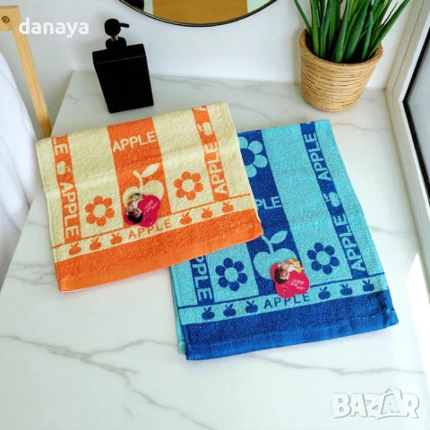 4119 Кухненска кърпа за ръце Ябълки 35x70cm, снимка 6 - Хавлиени кърпи - 42888476
