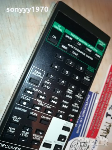 sony rm-u252 audio remote control-внос германия 1106212036, снимка 11 - Ресийвъри, усилватели, смесителни пултове - 33186720