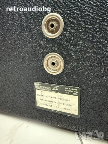 🔊Професионални ретро двулентови тонколони Peavey 112 PT PA - 100-200W - 12 инча бас🔊, снимка 5 - Тонколони - 51468087