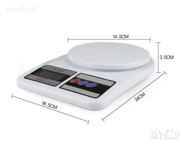 Електронна кухненска везна от 1 грам до 10 кг /кантар до 10 кг, снимка 4 - Електронни везни - 48622763