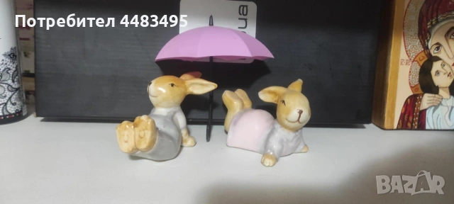 Порцеланови зайчета , снимка 7 - Декорация за дома - 53402777