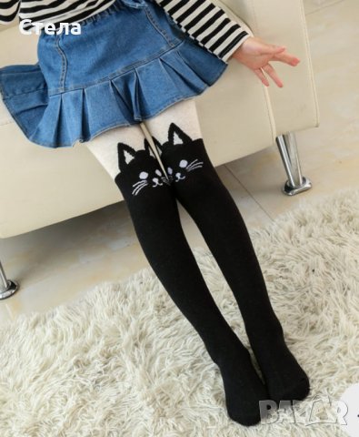 Детски чорапогащнищи Hello Kitty, Мини Маус, Дисни,  чорапогащник за зимата, снимка 5 - Детско бельо и бански  - 31080255