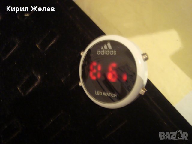 ADIDAS LED WATCH ФУНКЦИОНИРАЩ АДИДАС ЛЕД ЧАСОВНИК МАРКОВ 16601, снимка 4 - Мъжки - 32785701