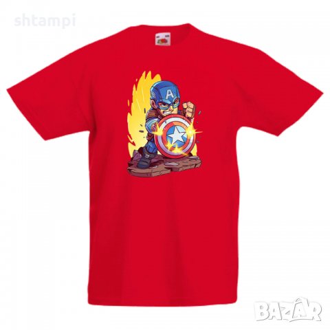 Детска тениска Marvel Captain America 2 Игра,Изненада,Подарък,Геймър,, снимка 4 - Детски Блузи и туники - 36716531