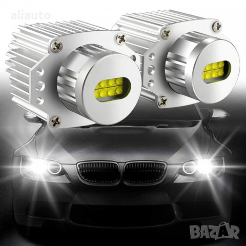 Лед Крушки Canbus за ангелски очи за BMW E90 E91 3 Series 320 325i 328i 335i 2004-2008, снимка 3 - Аксесоари и консумативи - 36959576