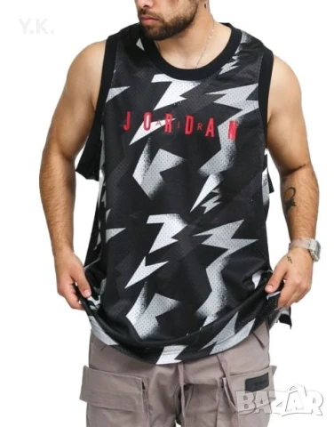 Оригинален мъжки потник Jordan, снимка 5 - Тениски - 50903785