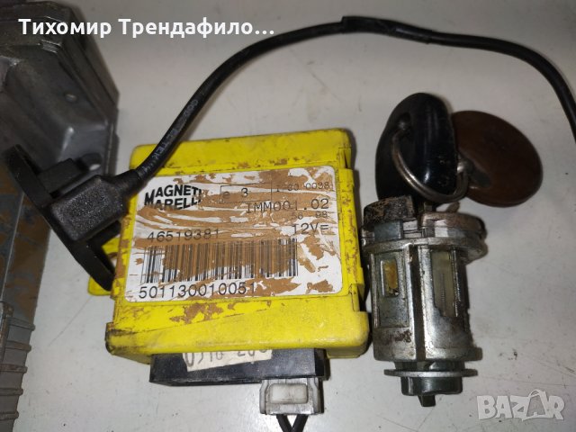 Компютър двигател за Fiat Marea 1.9 TD, 100 к.с.1998 г. R04080003J, 46536333, 46519381 ключ и имобил, снимка 2 - Части - 27149242