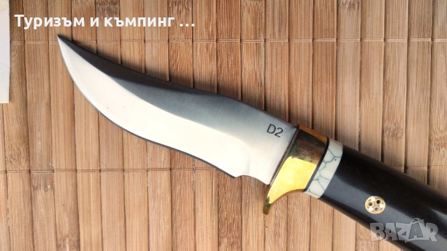 Ловен нож /ръчна изработка и стомана D2 /, снимка 9 - Ножове - 43330068