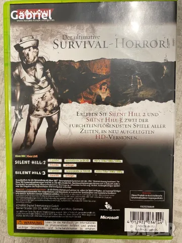 Silent Hill HD Collection Xbox 360, снимка 3 - Игри за Xbox - 49911625