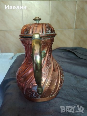 стара медна кана, снимка 2 - Антикварни и старинни предмети - 32826727