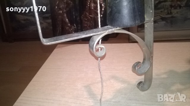 арт-жена бие камбаната-метал-внос швеицария-52х17х14см, снимка 10 - Колекции - 27017272