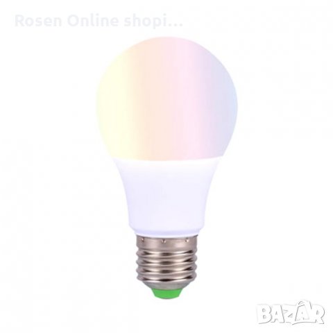 Цветна LED крушка с дистанционно , с 16 цвята, 4 режима и 4 нива на яркост, снимка 9 - Крушки - 34815099