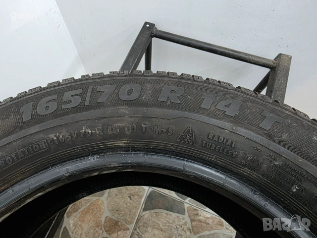 2бр зимни гуми 165/70/14 SEMPERIT L04484 , снимка 4 - Гуми и джанти - 52854718