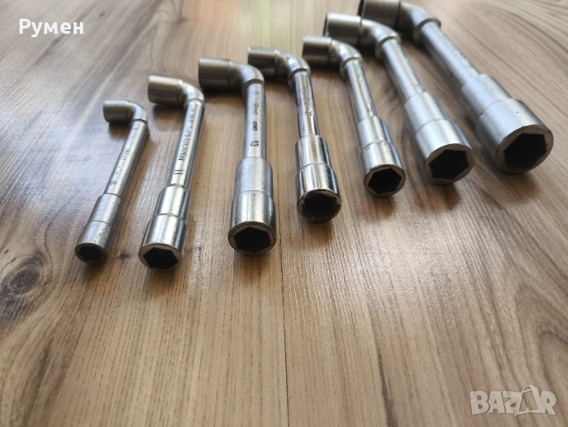 Г-образни ключове с проходен отвор за шпилка, снимка 6 - Други инструменти - 51463207