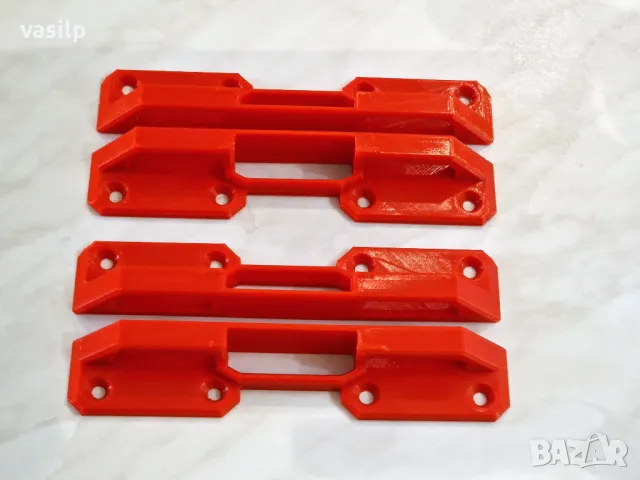 Комплект Скоби за захващане на огранайзер Bosch L-BOXX към стена, снимка 2 - Други инструменти - 47158234