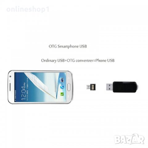 Преход USB към micro USB OTG adapter, снимка 3 - Оригинални зарядни - 27800923