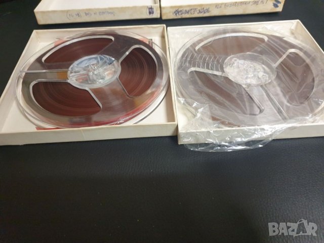 Лот от 2бр магнетофонни ролки 15см С ленти и кутии. Комплекта за 25лв., снимка 2 - Други музикални жанрове - 39725288