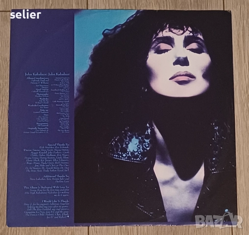 Cher ‎– Cher Издание 🇬🇧 🇩🇪 UK/GERMANY 1987г Състояние на винила:звука на едната страна е NEAR MI, снимка 3 - Грамофонни плочи - 52325648