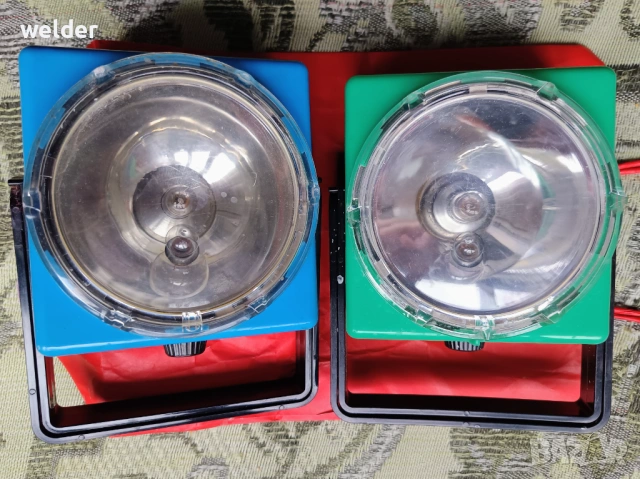 ЗАМЯНА: Ретро соц прожектори, снимка 3 - Прожектори - 53599561