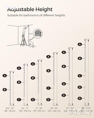 Стойка за баня Ъглова, снимка 3 - Други стоки за дома - 43669663