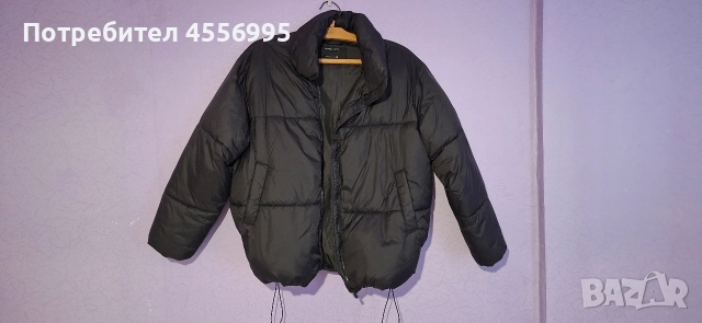 Дамско черно puffer яке