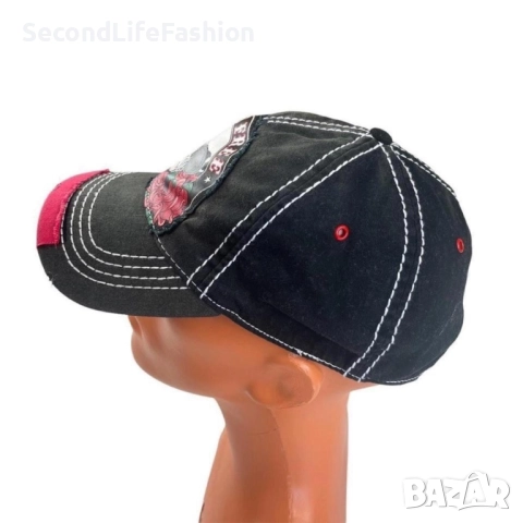 Шапка Cremieux Jeans изтъркана Live Free размер L/XL унисекс, снимка 5 - Шапки - 52815363