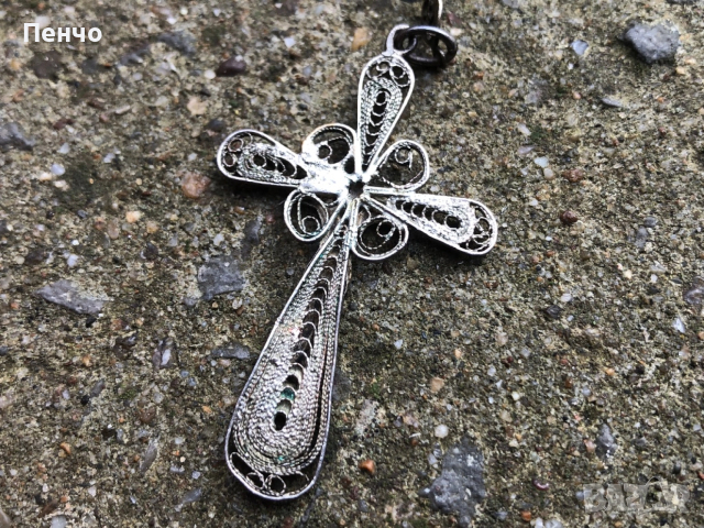 стара филигранна молитвена броеница, снимка 6 - Антикварни и старинни предмети - 49778336