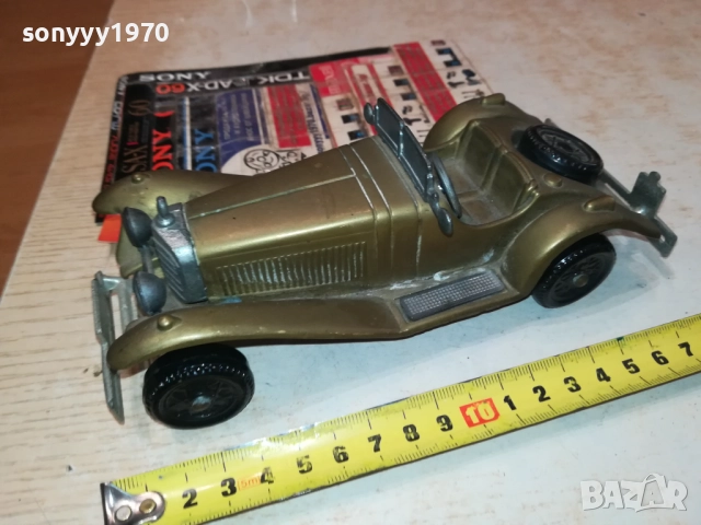 MERCEDES-BENZ SSK 1928-MADE IN ITALY ВНОС SWISS 2109251732, снимка 3 - Антикварни и старинни предмети - 51787788