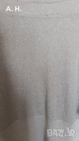 Сребриста блуза, снимка 4 - Блузи с дълъг ръкав и пуловери - 27021833